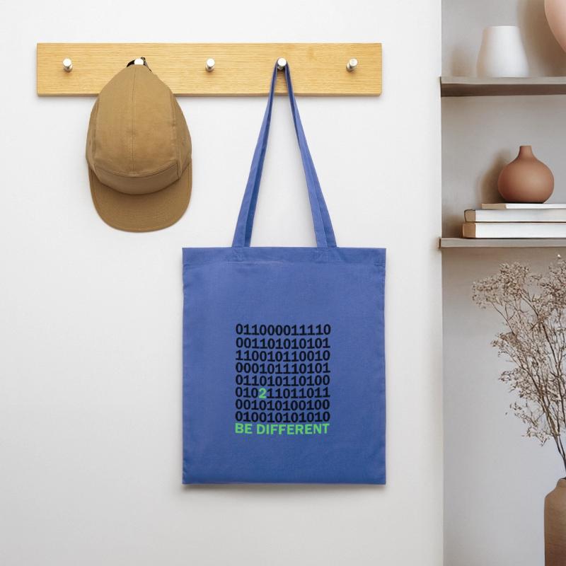 Be Different Binary Code Nerd Gift Tote Bag