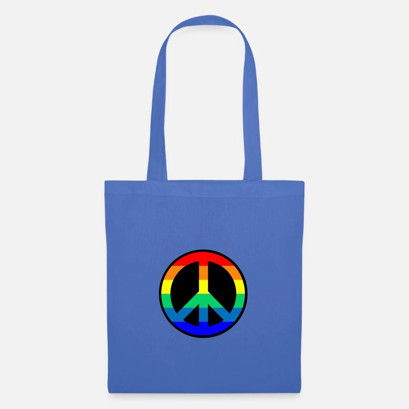 Pride Peace - Stoffbeutel - Hellblau