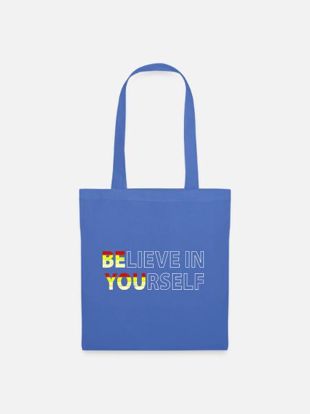 Believe in yourself - Stoffbeutel - Hellblau
