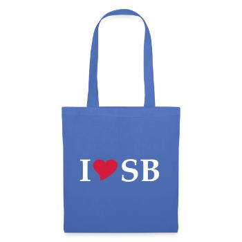 J'aime SB Transylvania Sibiu - Sac en tissu - bleu pâle - Devant