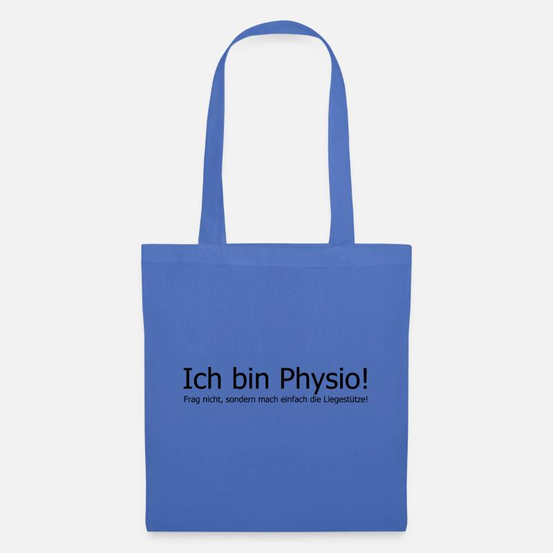 Physiotherapeut Geschenkidee lustig Spruch Masseur - Stoffbeutel - Hellblau
