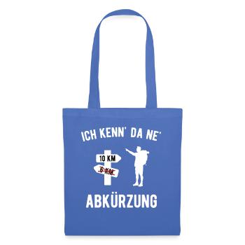 Ich kenn da ne Abkürzung - Stoffbeutel - Hellblau - Vorne
