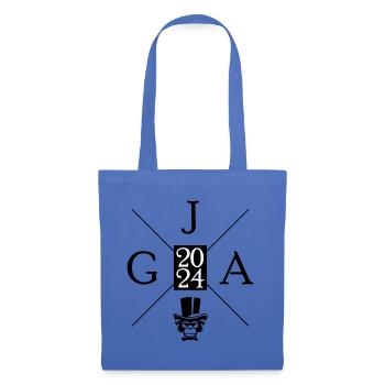 Enterrement de vie de garçon 2024 singe - Sac en tissu - bleu pâle - Devant