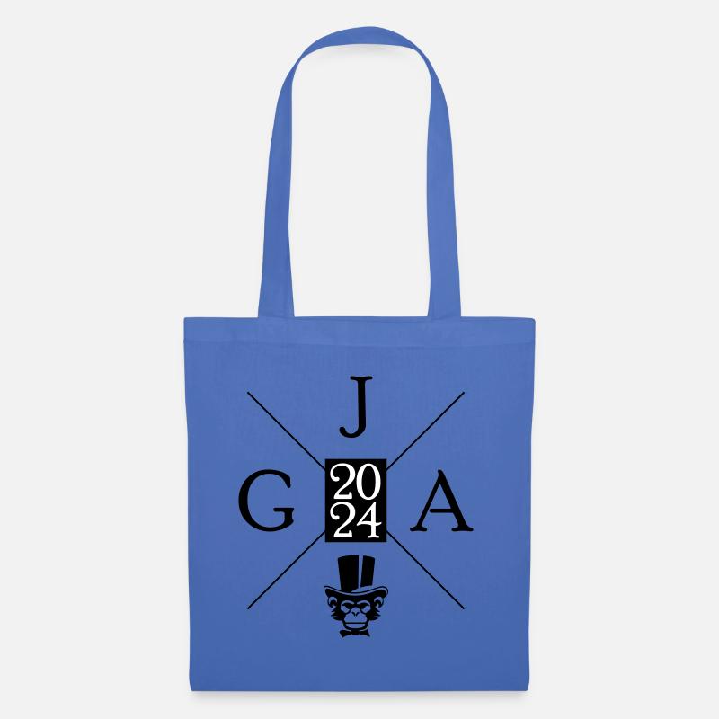 Jga 2024 Junggesellenabschied Affe - Stoffbeutel - Hellblau