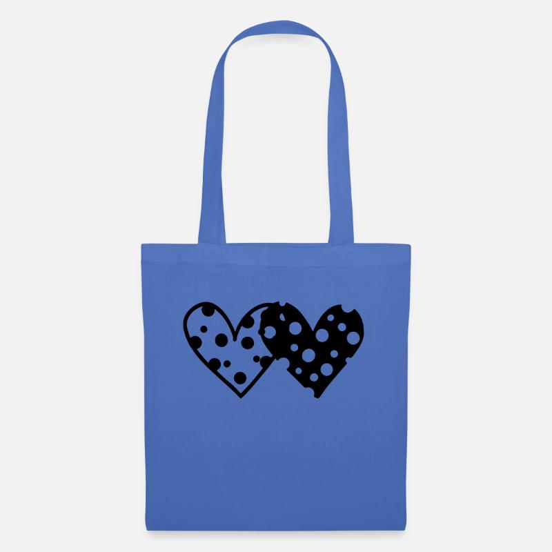 Hearts that complement each other - Tote Bag - light blue