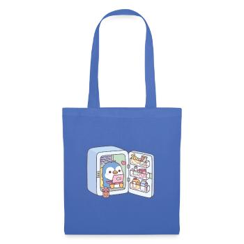 Cute Penguin Chilling In Fridge - Tote Bag - light blue - Front
