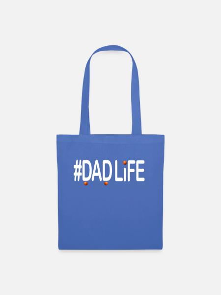 Basketball Dadlife - Stoffbeutel - Hellblau