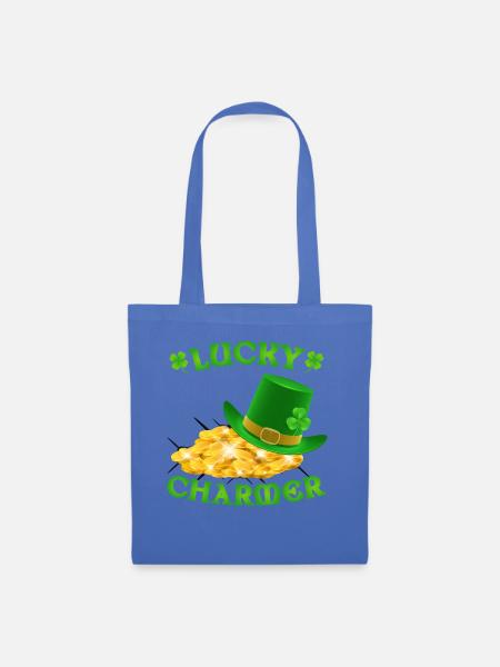 Lucky Charmer St Patricks Day - Stoffbeutel - Hellblau