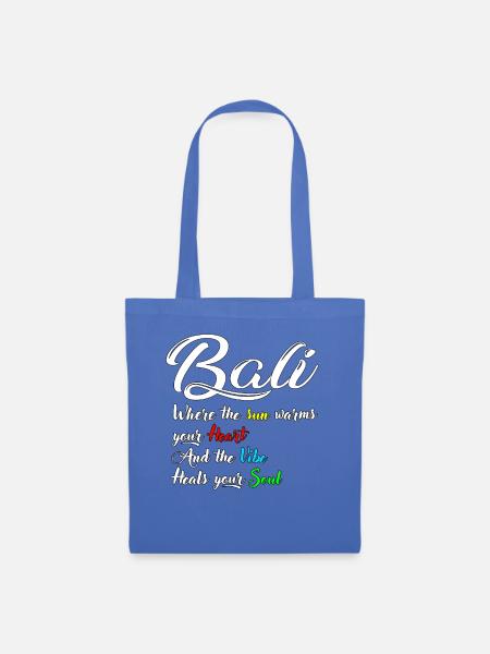 Bali - Indonesien - Stoffbeutel - Hellblau