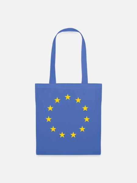 Pro EU Flagge Europa - Stoffbeutel - Hellblau