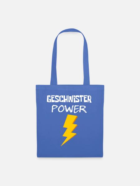 Geschwister Power - Stoffbeutel - Hellblau
