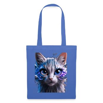Space Cat - Tote Bag - light blue - Front