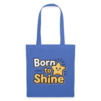 Born to Shine – Strahlender Stern - Tote Bag - light blue - Front