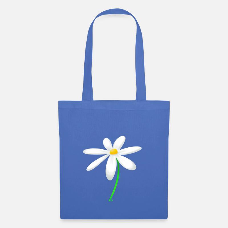 Margerite Blume - Stoffbeutel - Hellblau