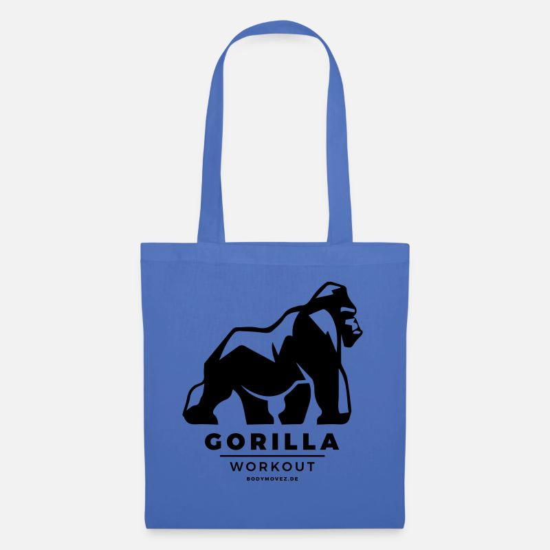 Gorilla Workout by Bodymovez - Stoffbeutel - Hellblau