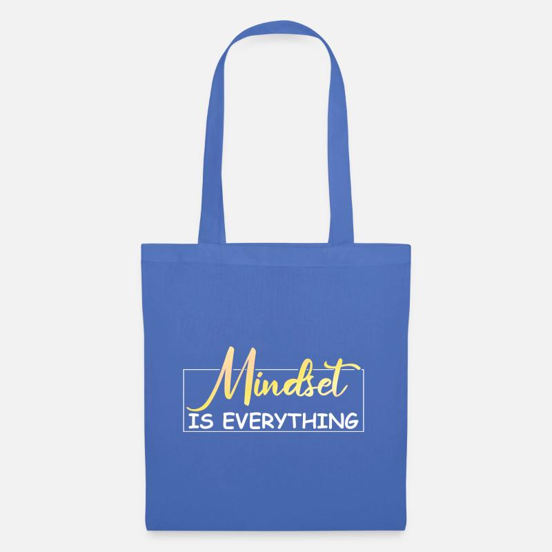 Mindset is everything - Stoffbeutel - Hellblau
