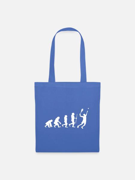 Evolution of Tennis - Stoffbeutel - Hellblau