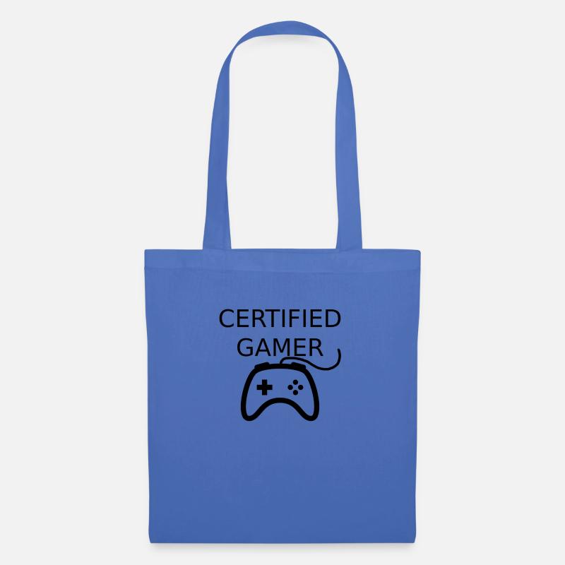 Certified GAMER - Stoffbeutel - Hellblau