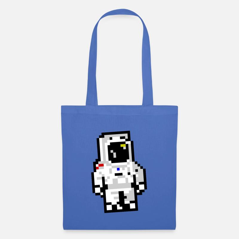 PIXEL Astronaut - Stoffbeutel - Hellblau
