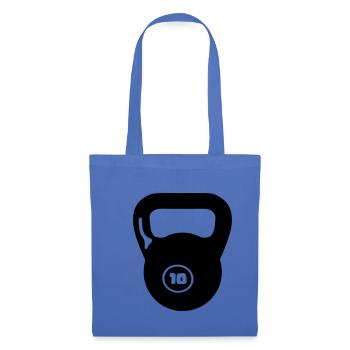 halter weight cross bodybuilding - Tote Bag - light blue - Front
