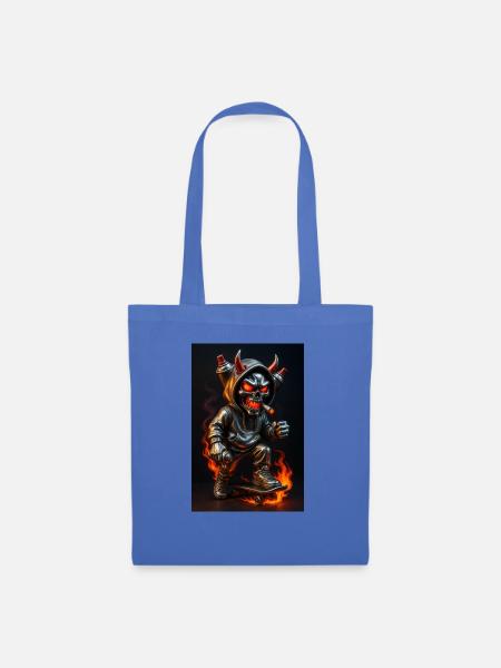 Inferno Skater – Urban Demon - Stoffbeutel - Hellblau