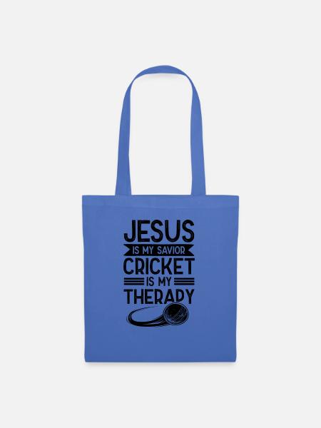 jesus cricket therapy - Stoffbeutel - Hellblau