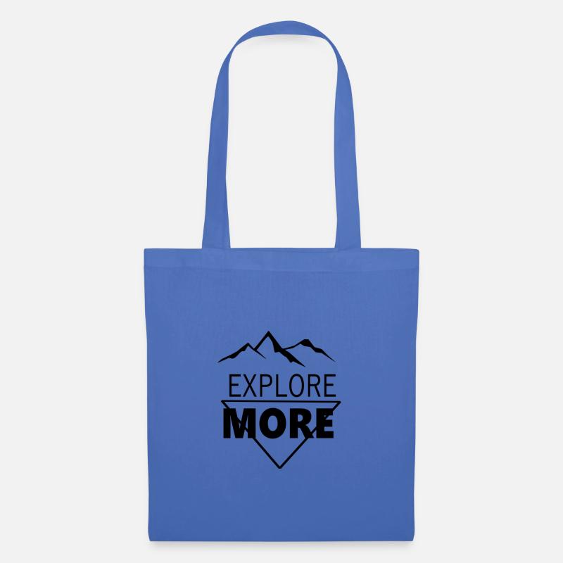 Explore more - Stoffbeutel - Hellblau