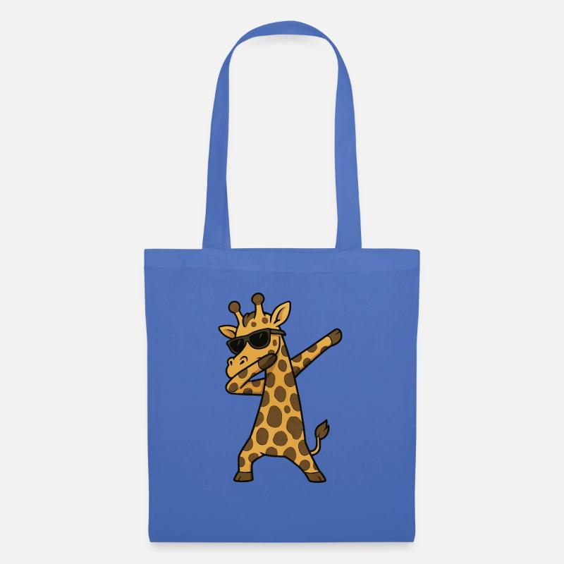 giraffe dabbing - Stoffbeutel - Hellblau