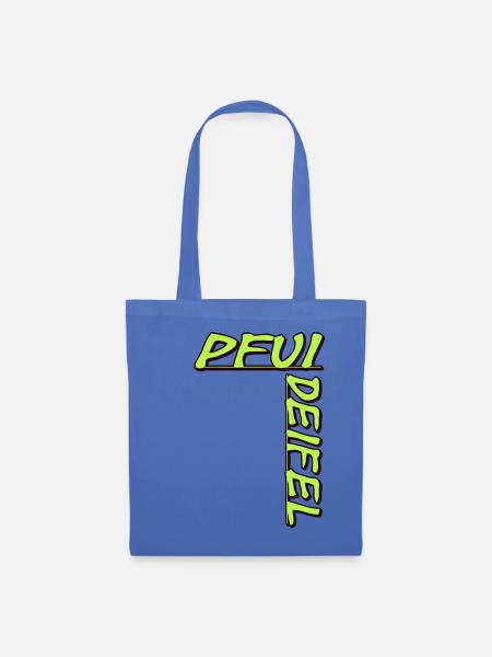 Pfui Deifel - Stoffbeutel - Hellblau