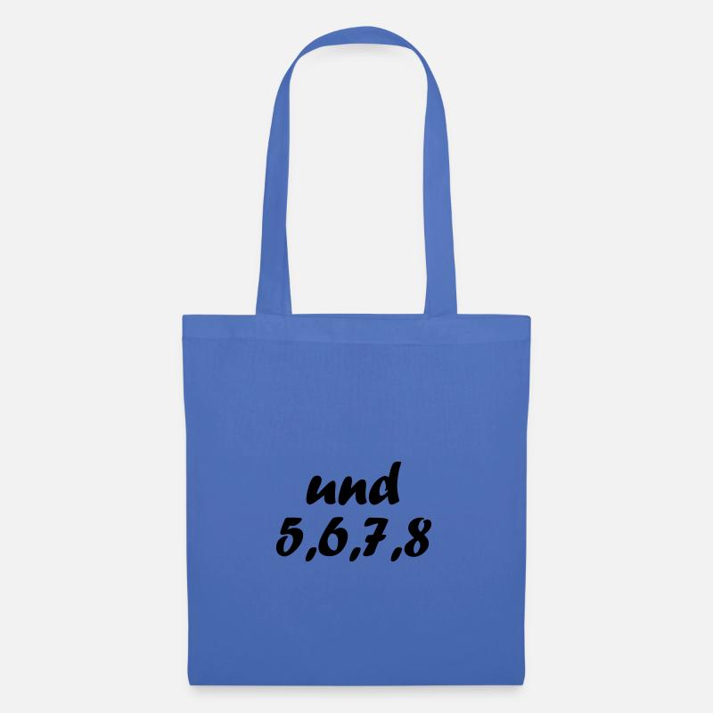 And 5, 6, 7, 8 Tanzen Tanzlehrer Geschenkidee - Stoffbeutel - Hellblau