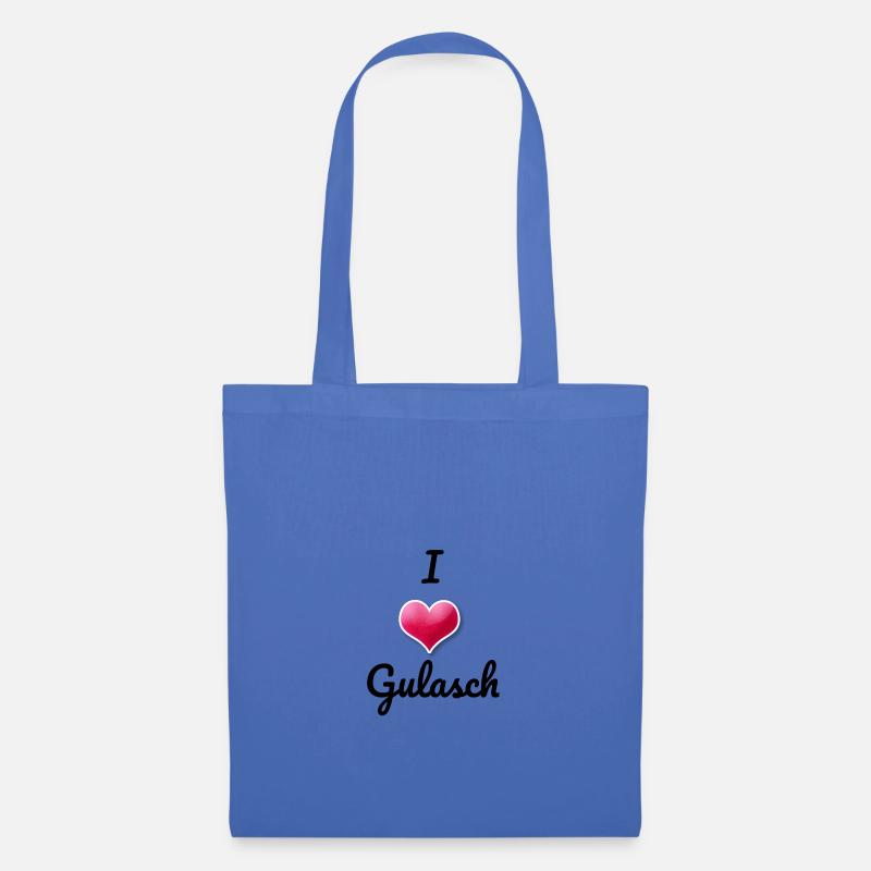 Ich liebe Gulasch - Stoffbeutel - Hellblau
