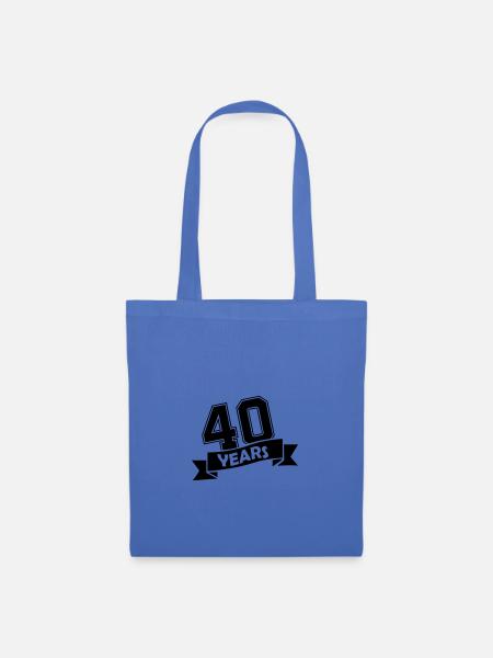 40 years - Stoffbeutel - Hellblau