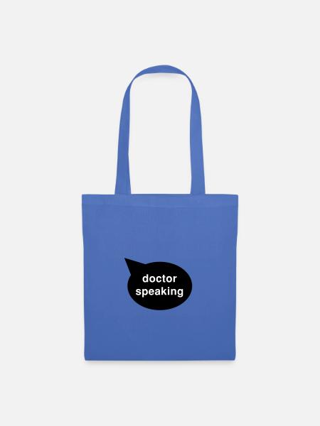 sprechblase doctor - Stoffbeutel - Hellblau