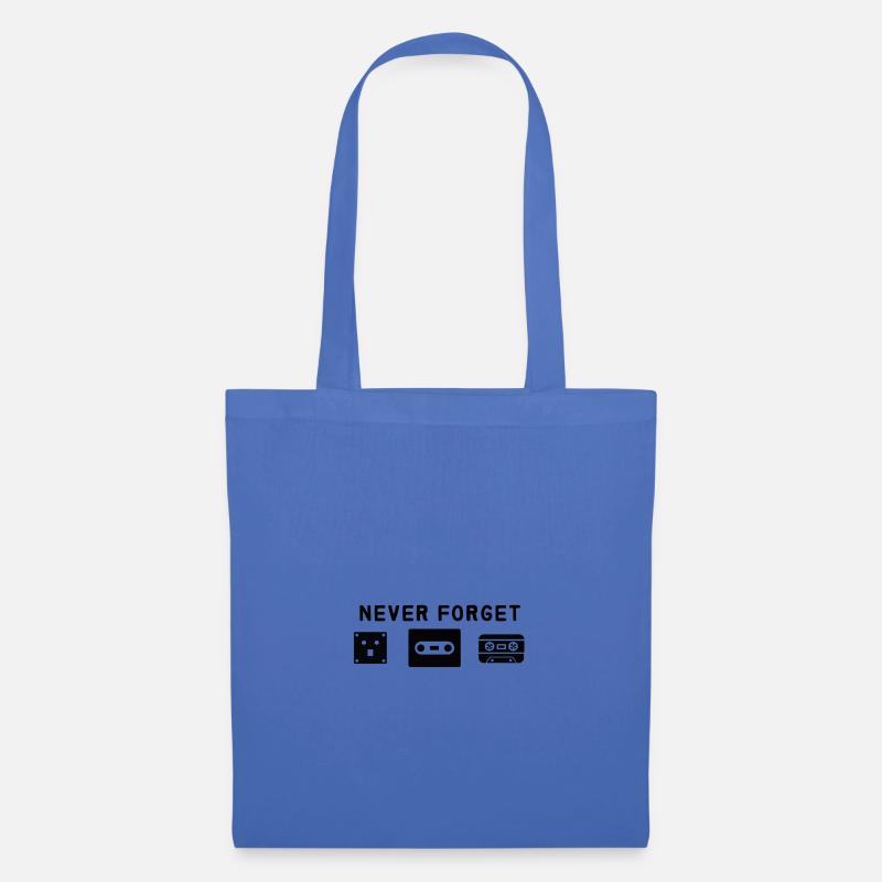 never forget floppy disk - Tote Bag - light blue