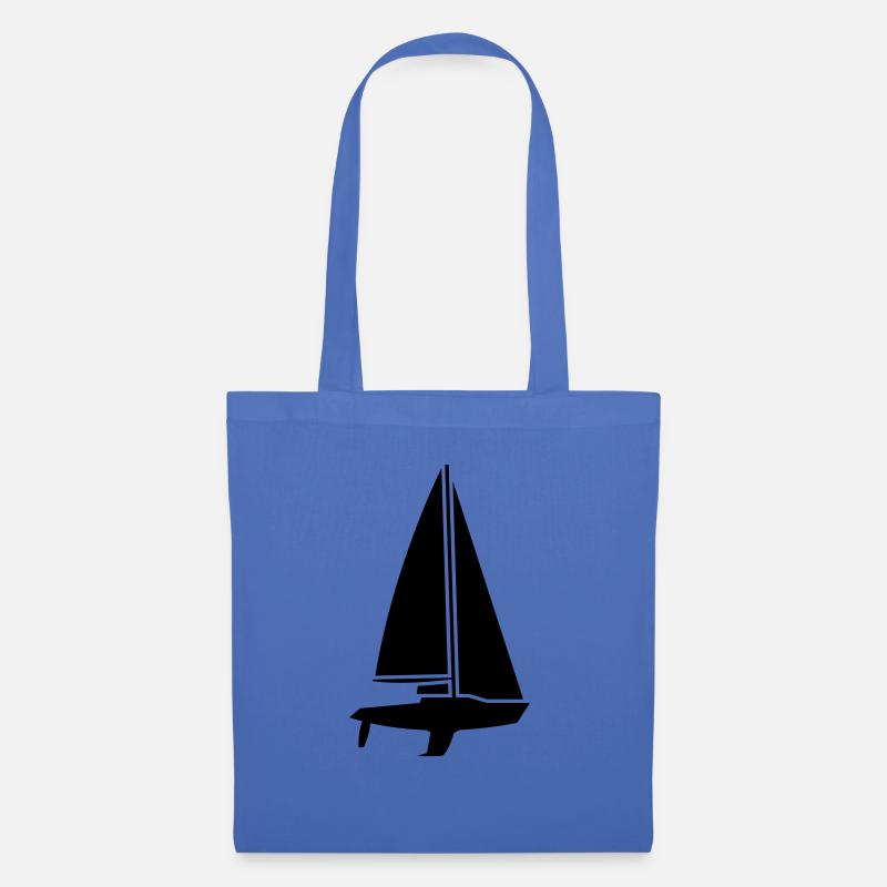 Segelschiff - Stoffbeutel - Hellblau