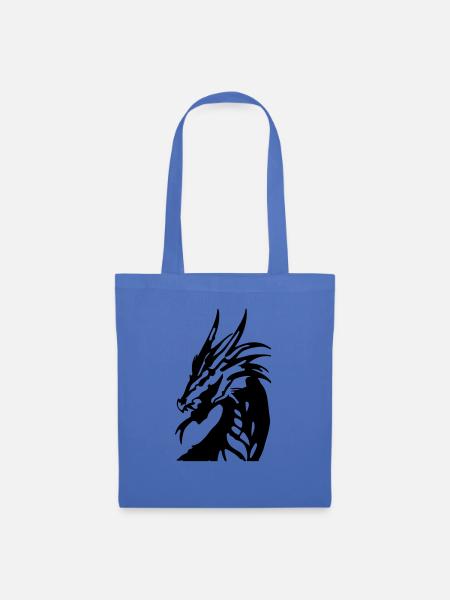 dragon_head - Stoffbeutel - Hellblau