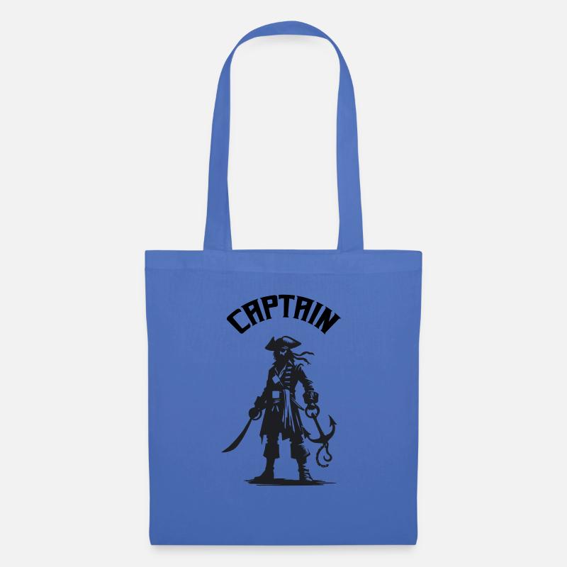 pirat captain - Stoffbeutel - Hellblau