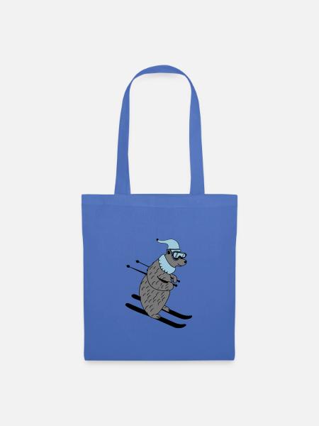ski baer 02 - Stoffbeutel - Hellblau