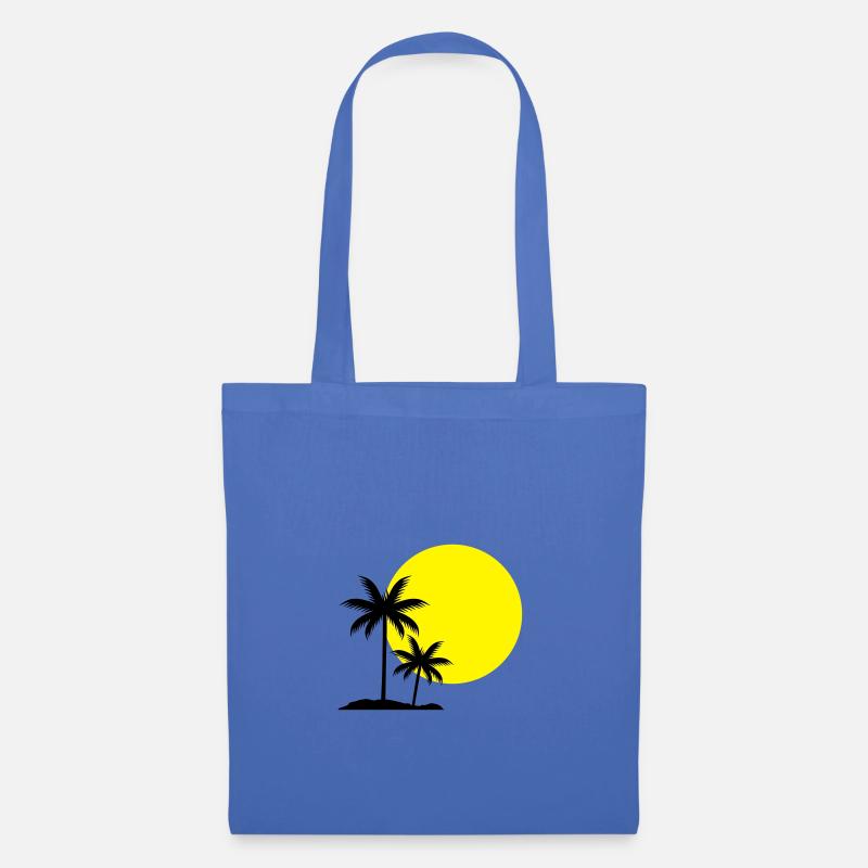 palms - Stoffbeutel - Hellblau
