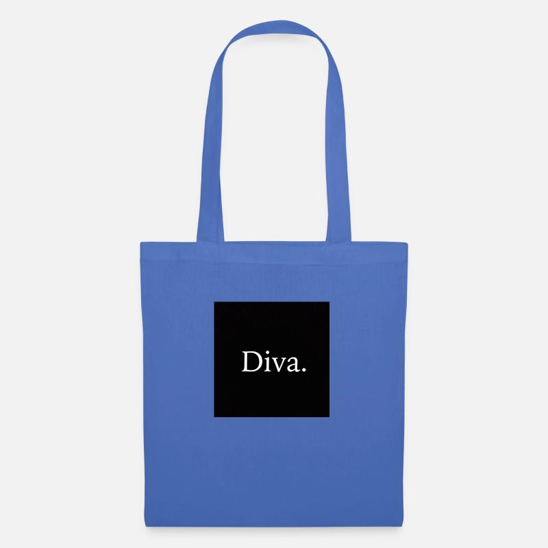 diva - Stoffbeutel - Hellblau