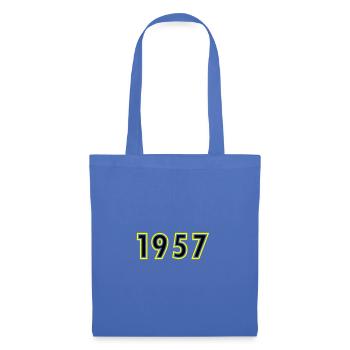 1957 Année Anniversaire - Sac en tissu - bleu pâle - Devant