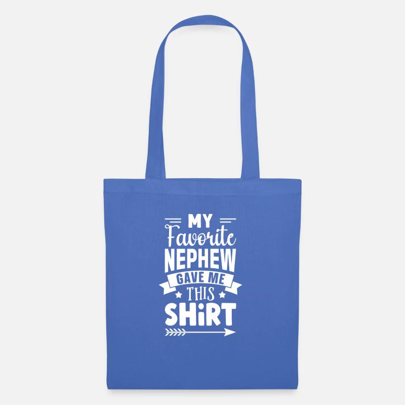 Mein Lieblingsneffe hat mir das geschenkt - Stoffbeutel - Hellblau