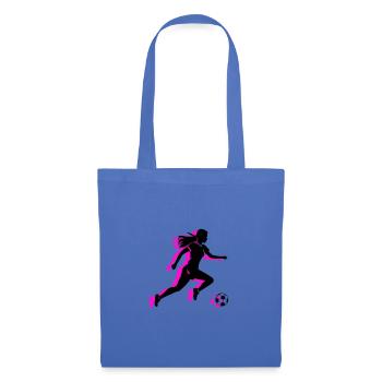 Soccer Woman Symbol Soccer Player Woman - Tote Bag - light blue - Front