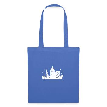 Eine Stadt Skyline - Stoffbeutel - Hellblau - Vorne