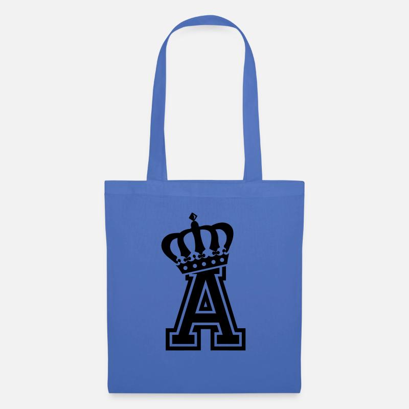 Buchstabe A - Stoffbeutel - Hellblau