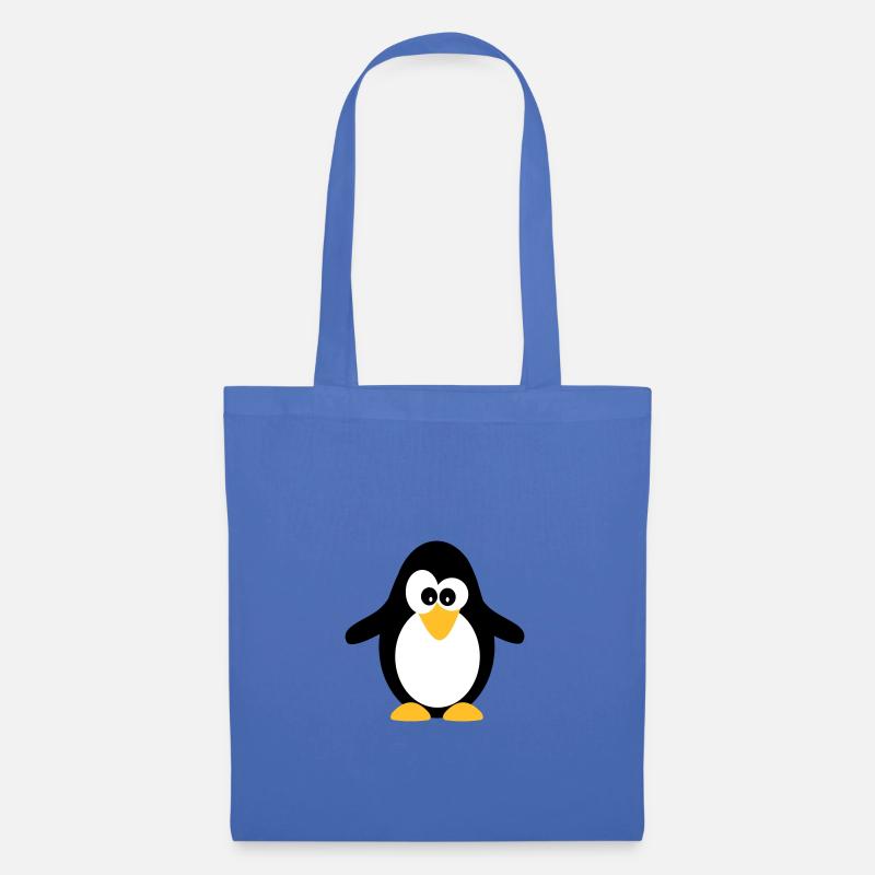 Pingouin - Sac en tissu - bleu pâle