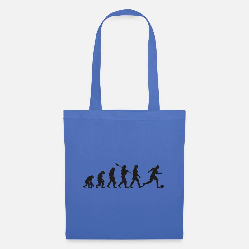 Evolution Fußball - Stoffbeutel - Hellblau