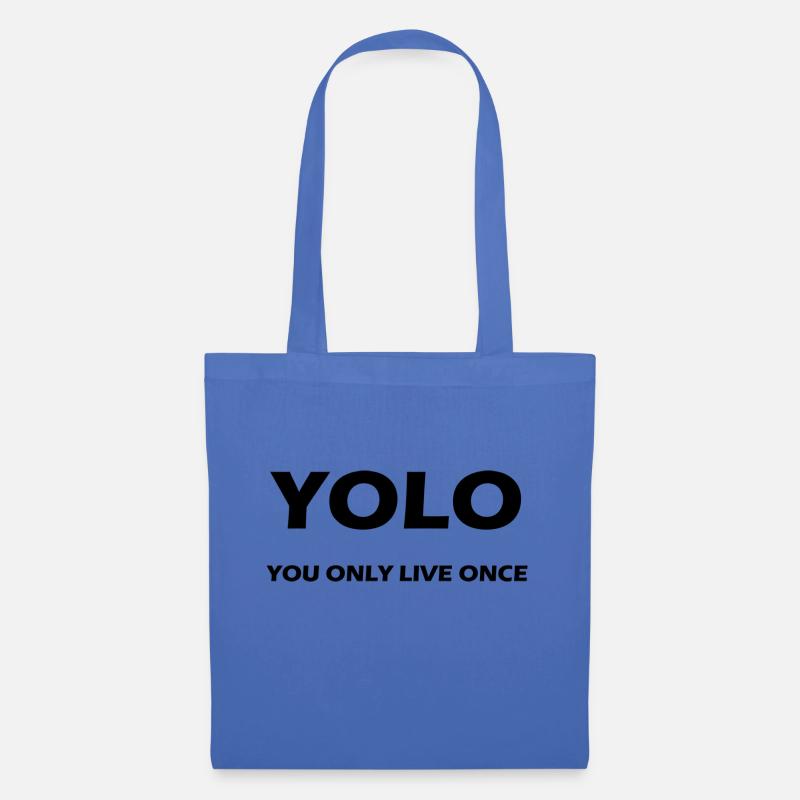 yolo 1 - Stoffbeutel - Hellblau