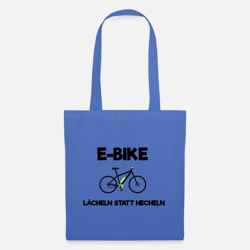Ebike E-Bike Pedelec Geschenk Fahrrad eMTB - Stoffbeutel - Hellblau
