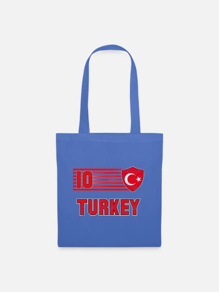 Türkei Fußball Mannschaft - Stoffbeutel - Hellblau